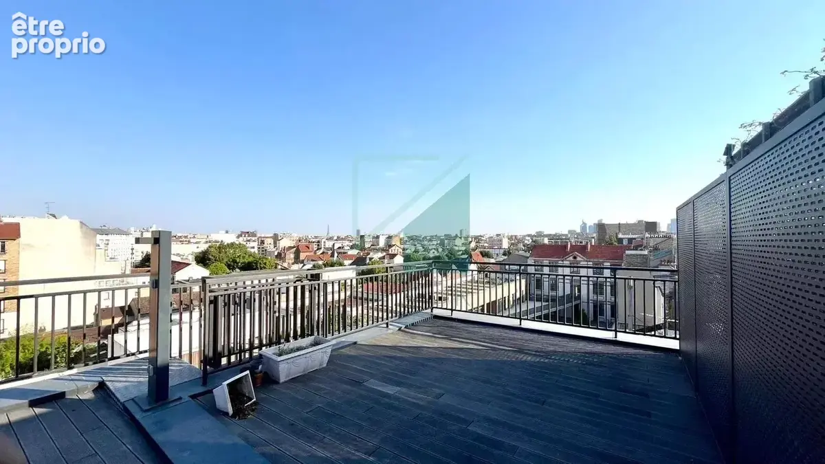 Asnières-sur-seine – 94 m² – 3 chambres – terrasse 38 m² – balcon – vue panoramique - photo 6