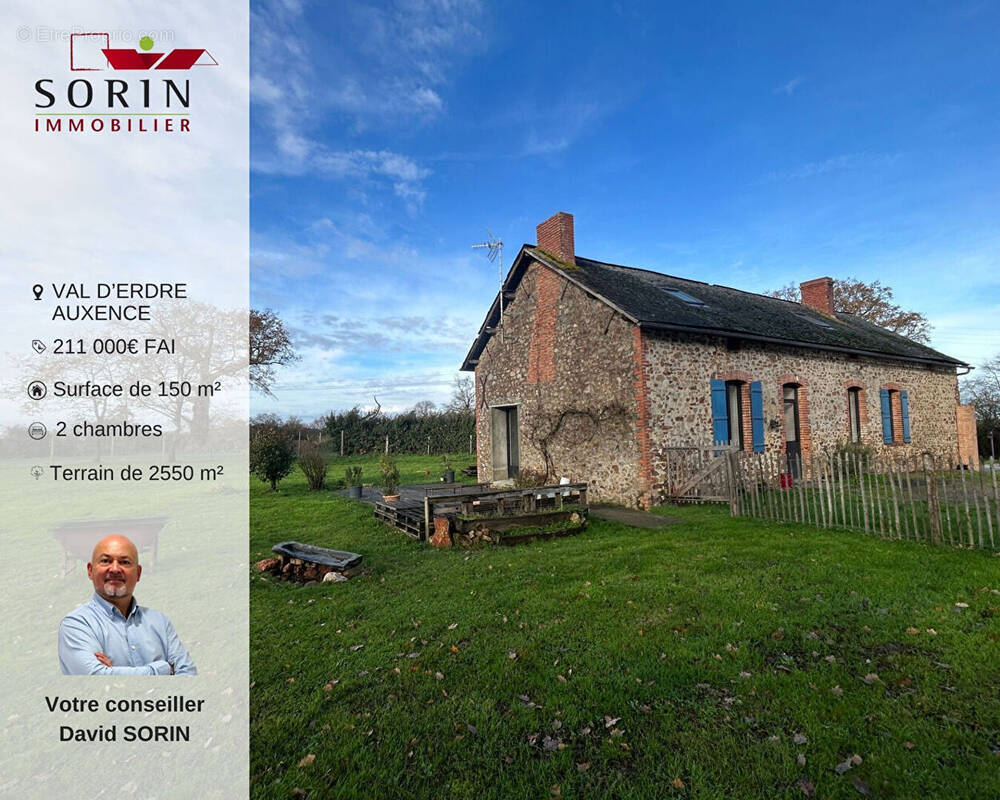 Maison à LE LOUROUX-BECONNAIS