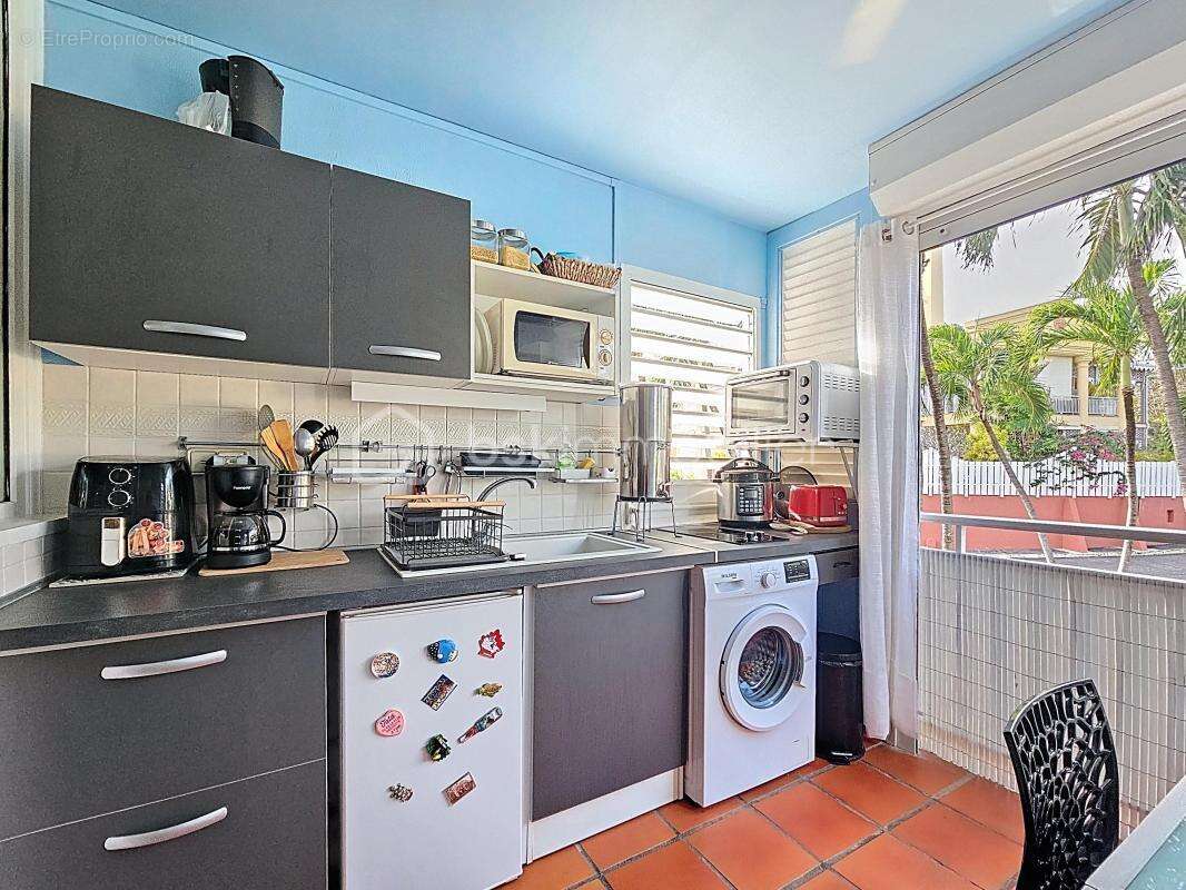 Grand studio 34 m2 Anse des Rochers plage piscine et citerne - photo 5