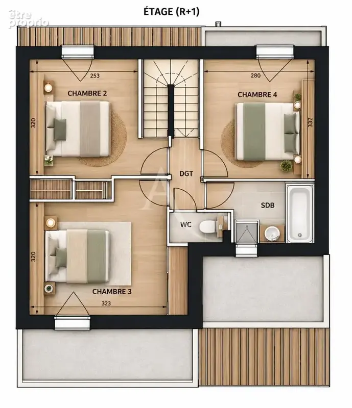 COLOMIERS CENTRE MAISON T5 96m² avec jardin et 2 parkings! - photo 12