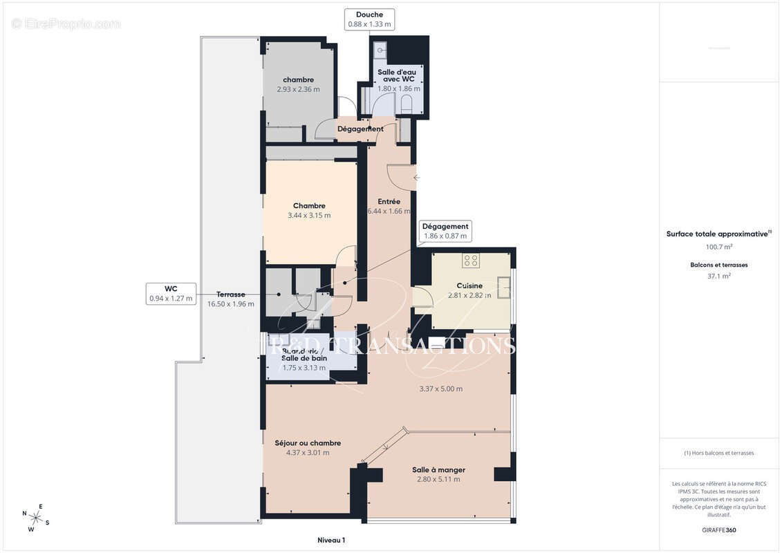 Appartement à SAINT-CLOUD