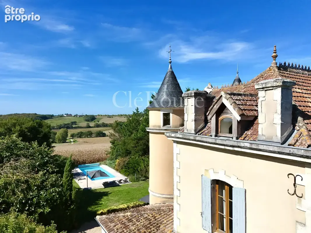 Entre Eymet et Marmande - Château à tourelles du XIXe entièrement restauré, piscine chauffée et 2,7 ha - photo 45