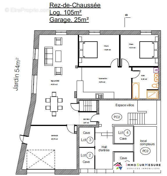 Appartement à HUTTENHEIM