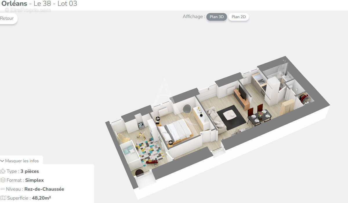 Appartement à ORLEANS