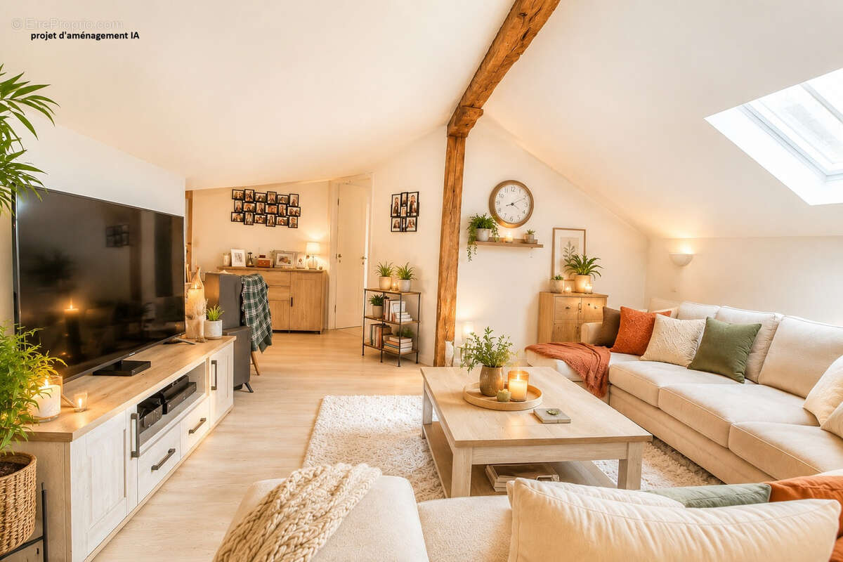 Hasparren - Appartement T4 en dernier étage avec jardin de 77m2 - photo 2