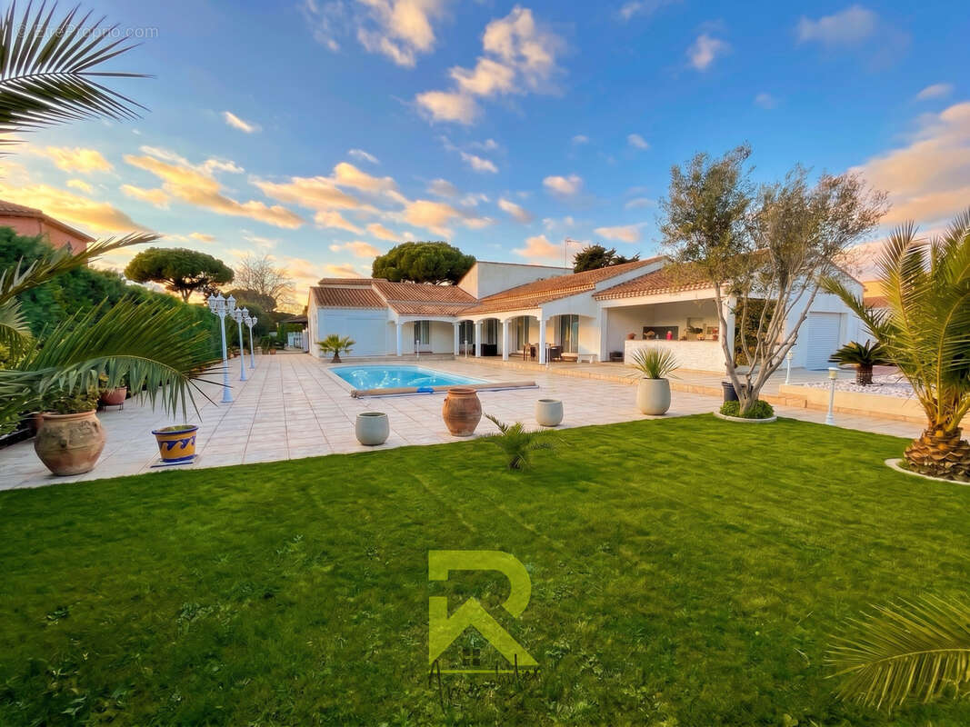 Le grau d'agde : villa plain pied, 4 faces, sans vis a vis, proche plages - photo 2