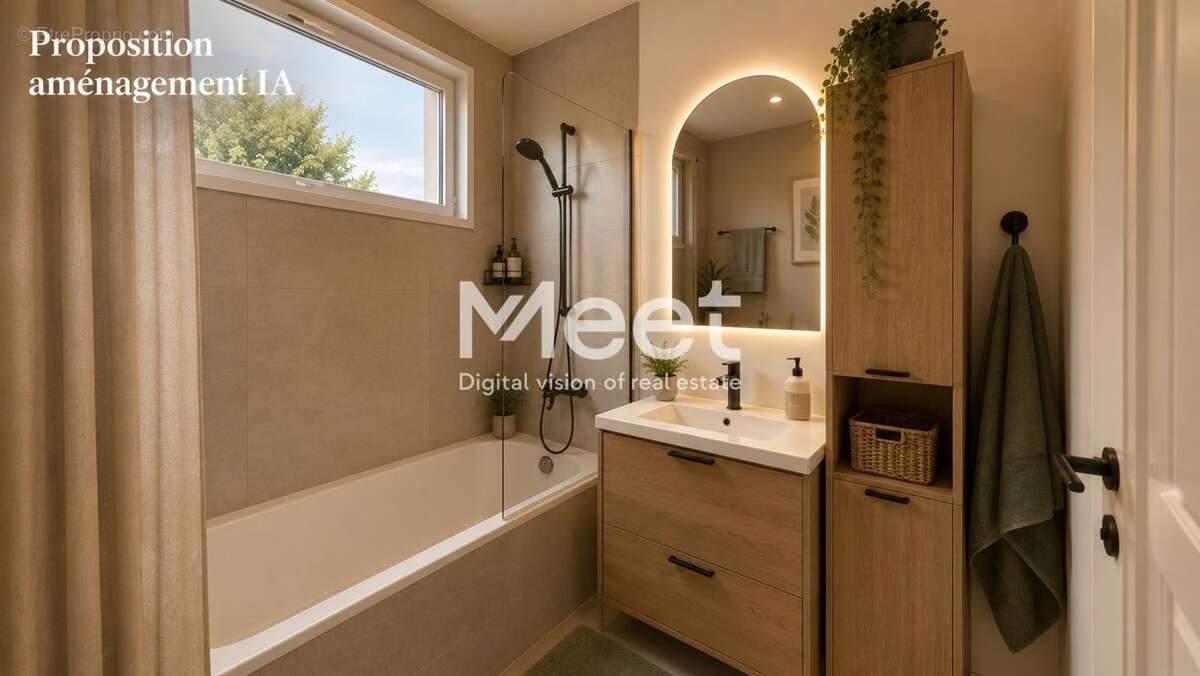 Appartement - 61,67m2 - 2 chambres - balcon - parking - photo 7