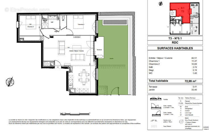 Appartement à TOULOUSE
