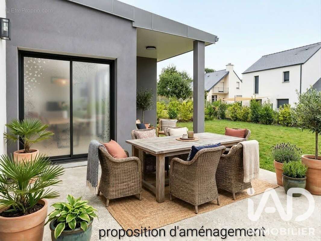 Maison 148 m² à La Chapelle-Des-Fougeretz  - photo 2