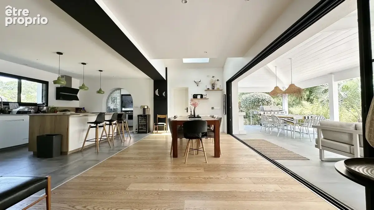 Hossegor  seignosse plage des estagnots  villa d'architecte contemporaine avec piscine - photo 6