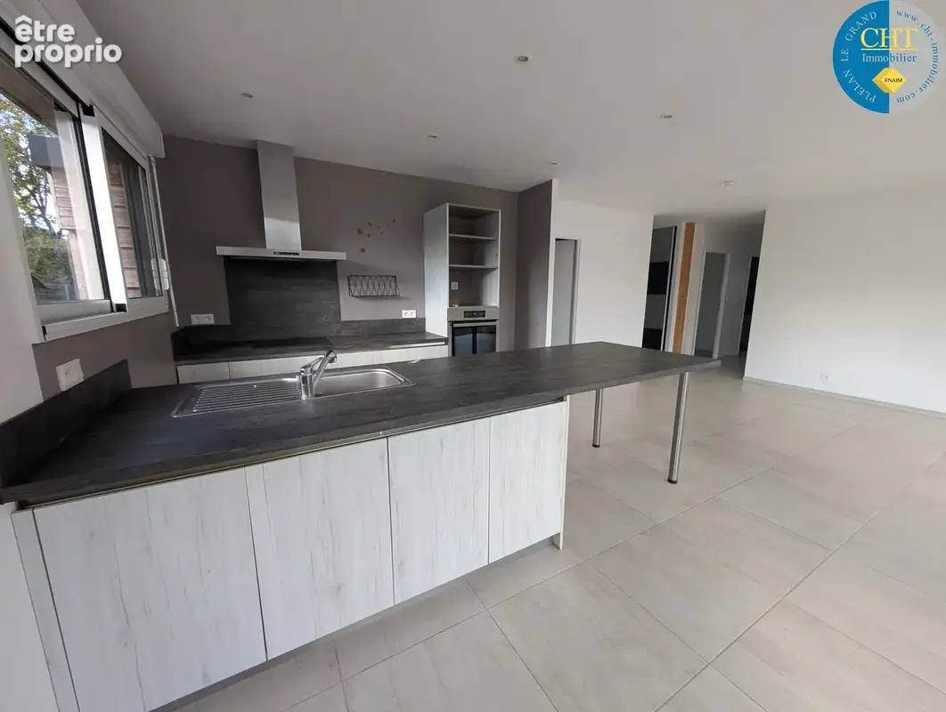 Maison de plain-pied en ossature bois (2017)   4 chambres à guer - bellevue (56380) avec cht immobilier - photo 8