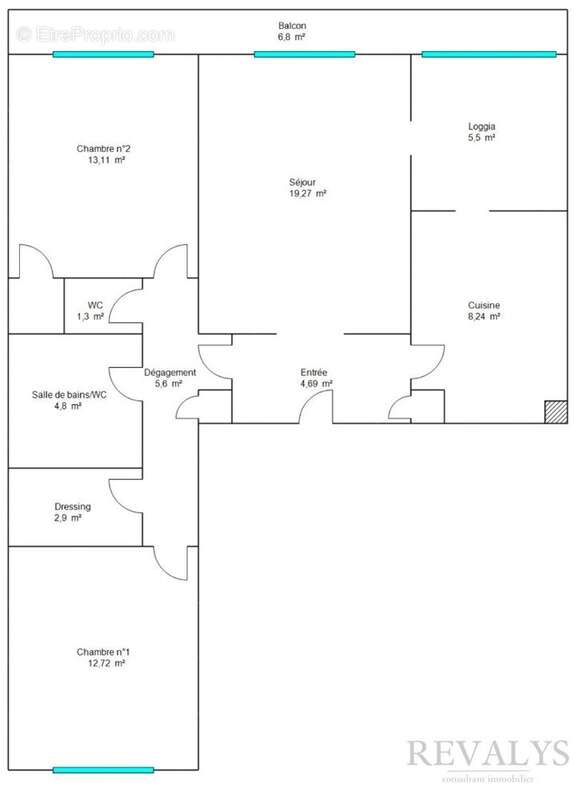 Appartement à BEAULIEU-SUR-MER