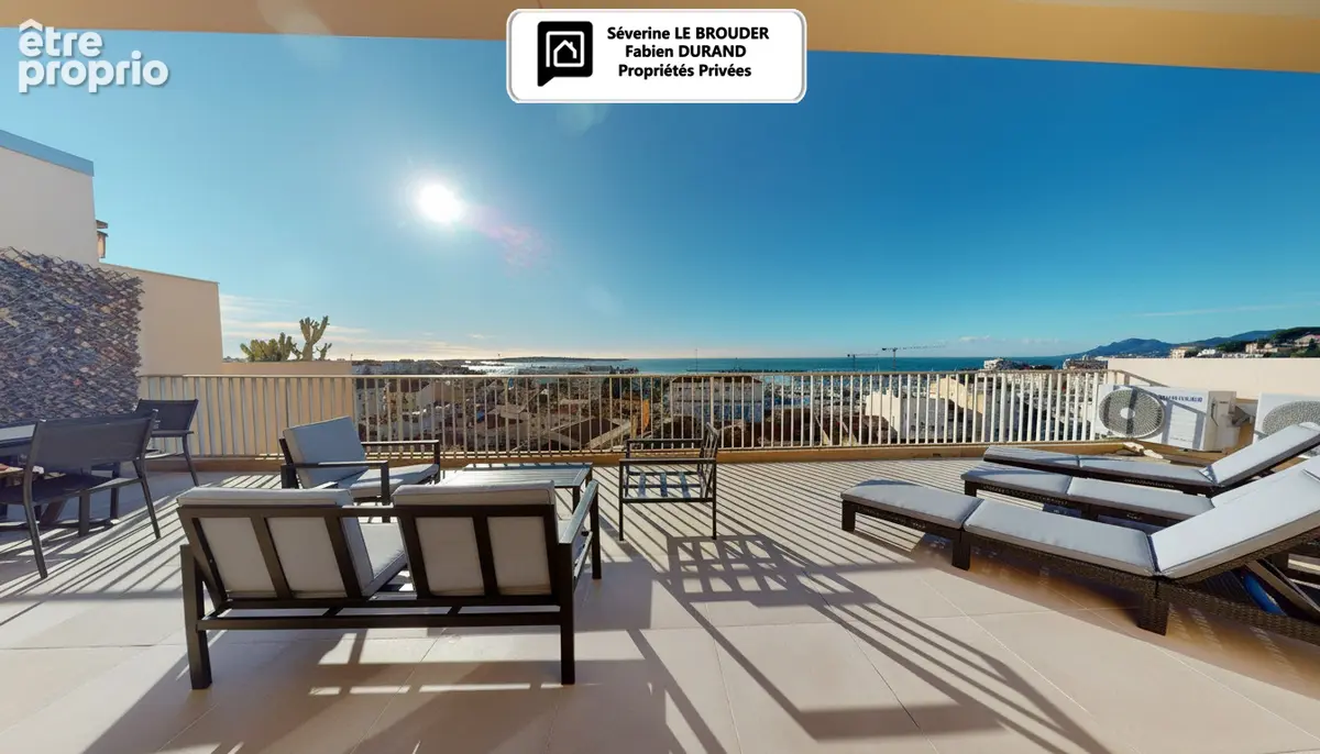 Penthouse 3 pièces 78 m²  - 86 m² de terrasses - Vue mer & Palais des Festivals - photo 3