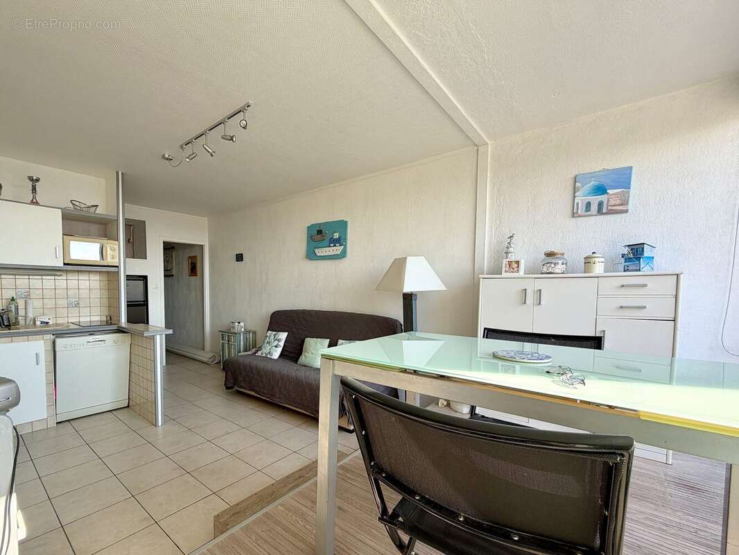 Pièce de vie - Appartement à SAINT-JEAN-DE-MONTS