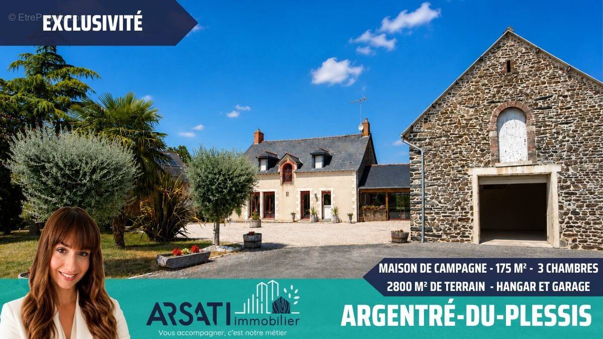 Maison à ARGENTRE-DU-PLESSIS