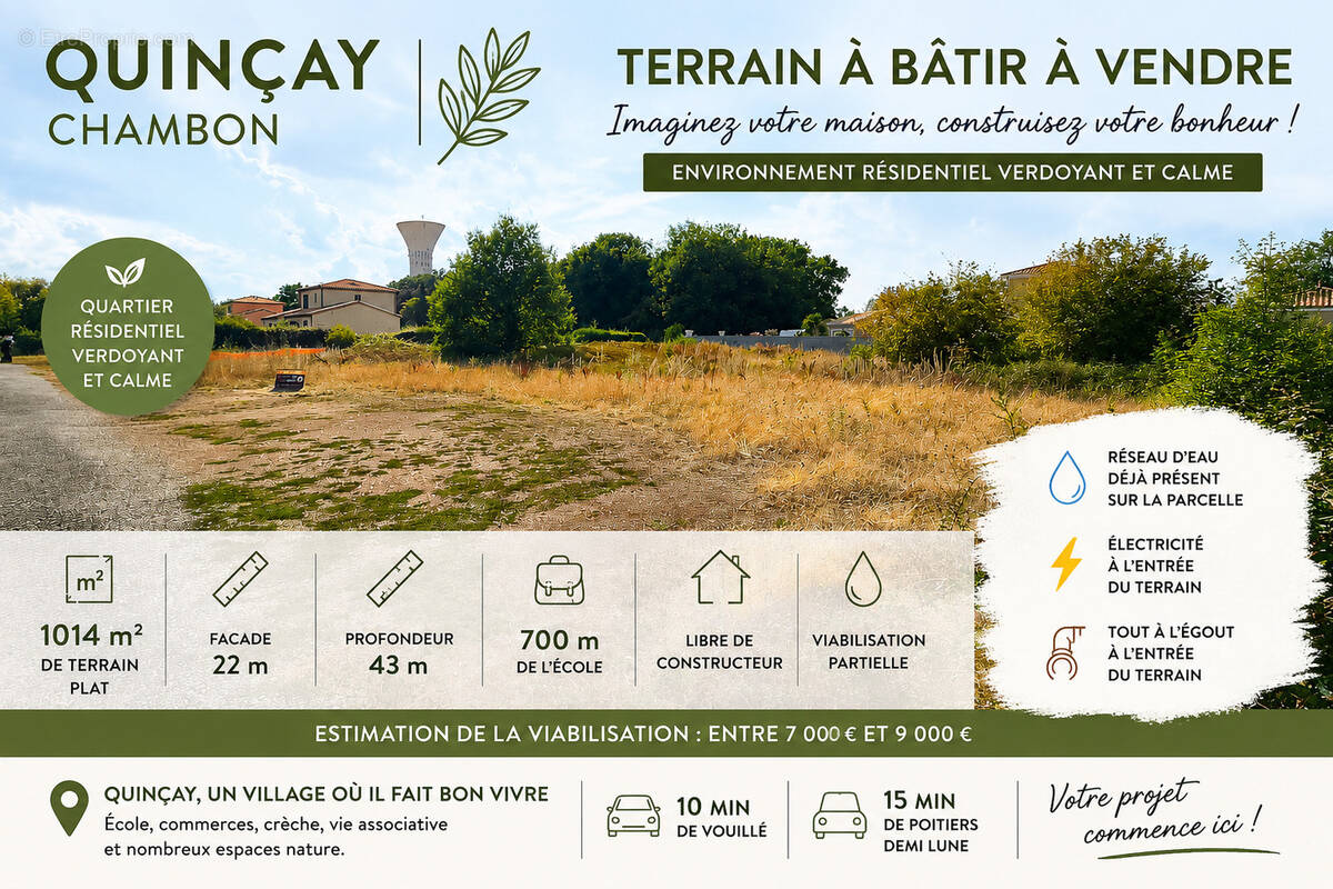Terrain à QUINCAY