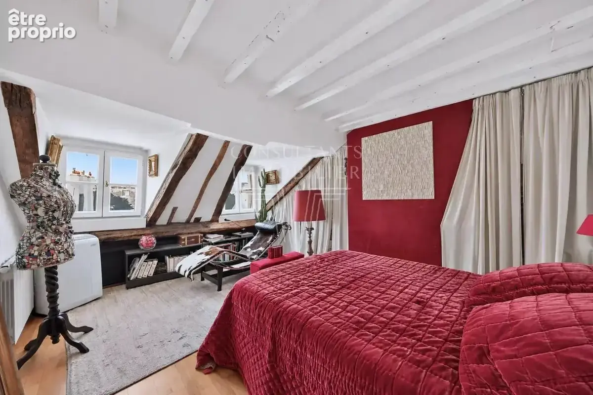 Académie de paris. duplex ensoleillé vue édifice - photo 12