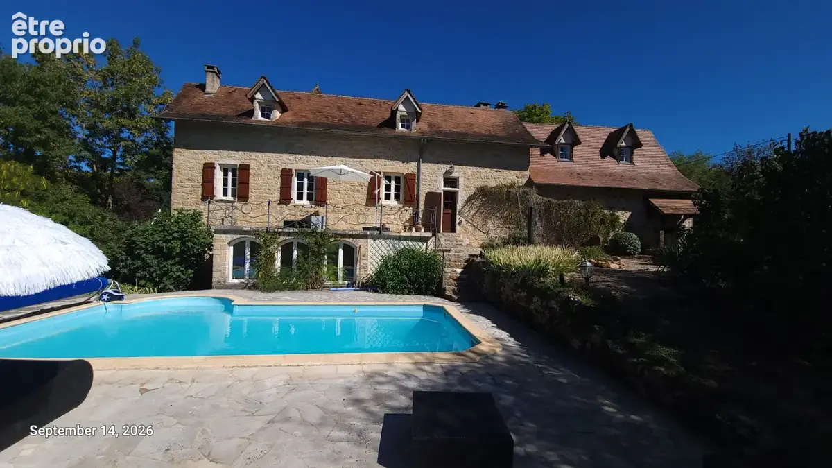 Maison de caractère avec gîte indépendant et piscine à 8 minutes de Villeneuve d'Aveyron - photo 2