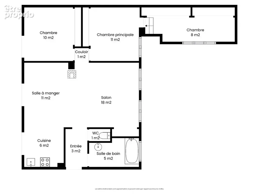 Appartement  rénové - 4 pièces 84 m2 - Quartier Saint Ruf - photo 5