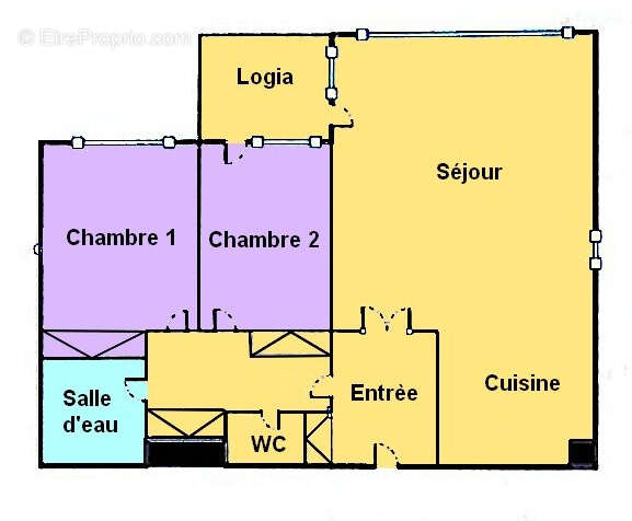 Très bel appartement avec loggia   Epinay-sur-Seine, cœur de ville - photo 4