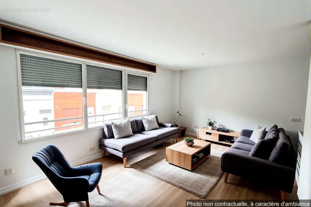 Tourcoing blanc seau appartement t2 avec stationnement - photo 3