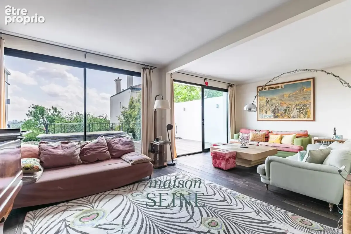 Suresnes Mont Valérien - Maison d'architecte 5 chambres avec grand jardin - Studio indépendant - Garage - photo 10