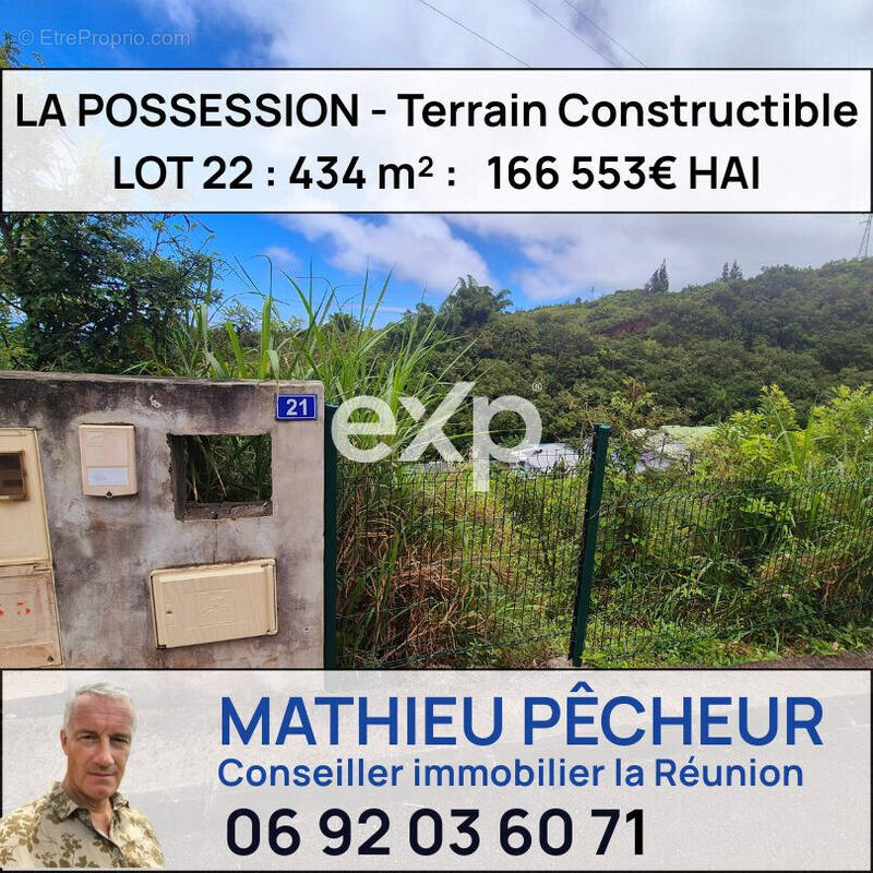 Terrain à LA POSSESSION