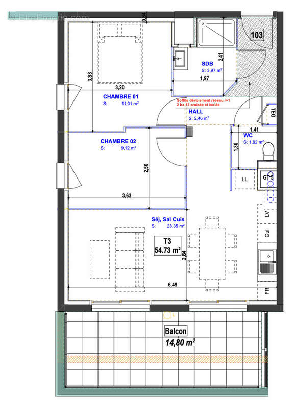 Appartement standing - photo 9