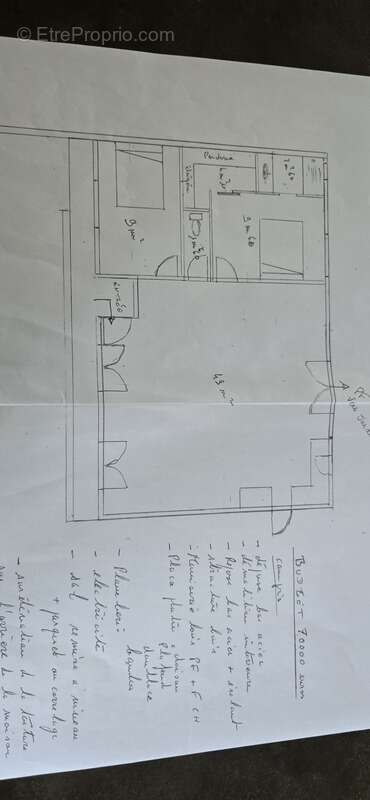 Maison de 55 m² avec potentiel d’évolution — 3 chambres — Terrain 977 m² - photo 4