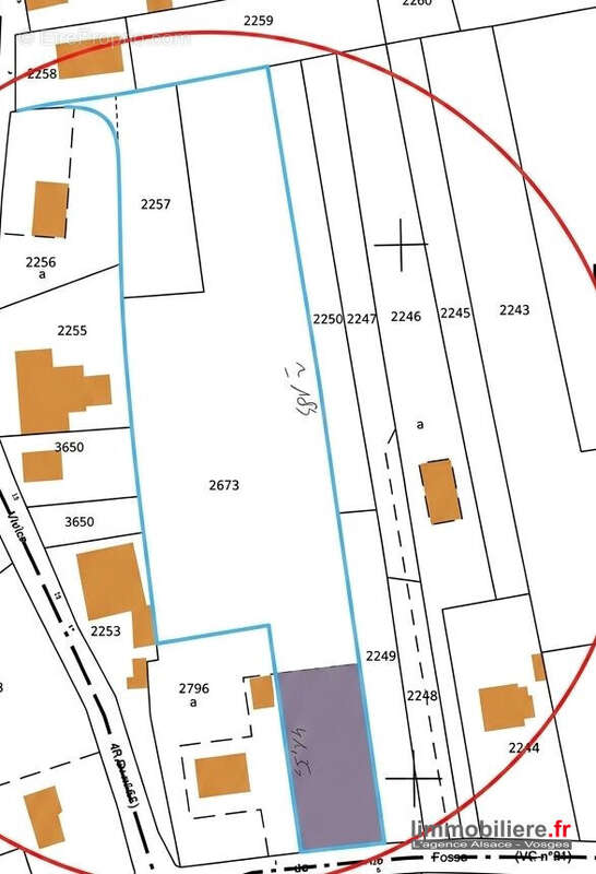 Terrain à ETIVAL-CLAIREFONTAINE