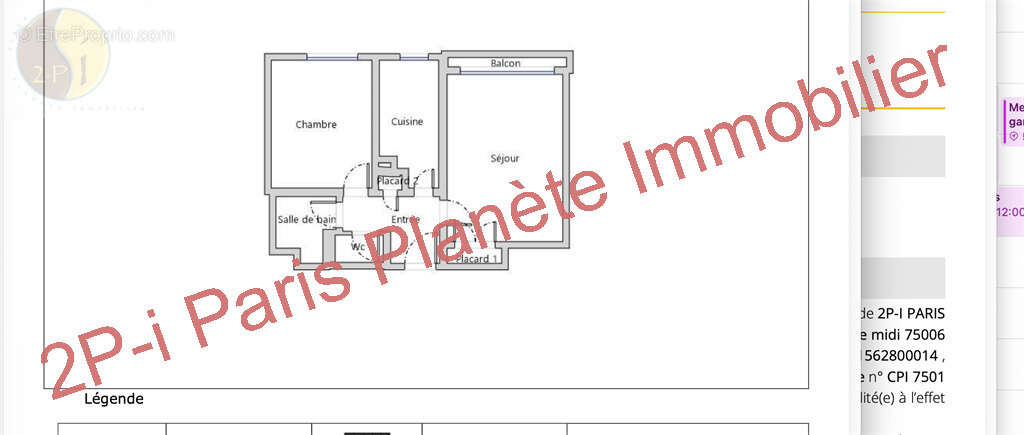 Appartement à PARIS-15E