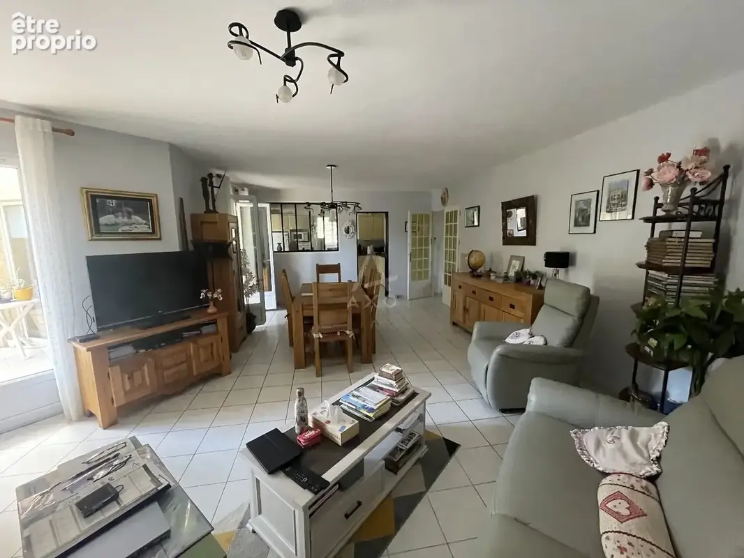 Villa pp 119 m² 3 chambres + bureau  + f2  37 m² sur 900 m² de terrain garage - photo 3