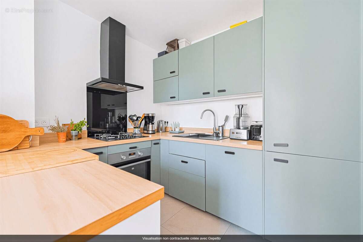 photo 2 retouche cuisine - Appartement à LES LILAS