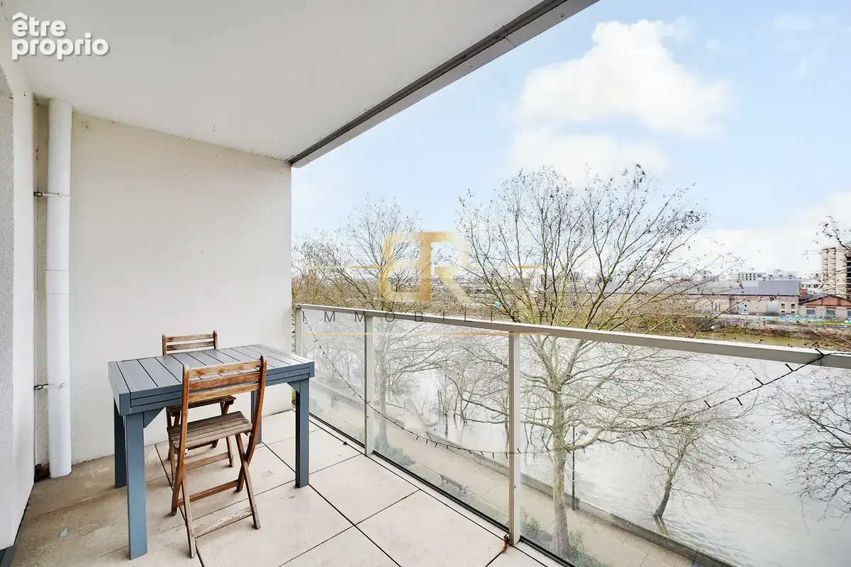 Vue sur la seine / traversant / lumineux / 2 places de parking/ terrasse / balcon - photo 12