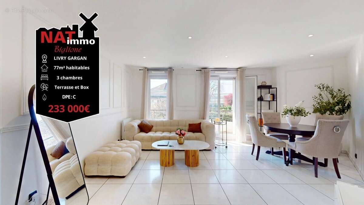 Appartement à LIVRY-GARGAN