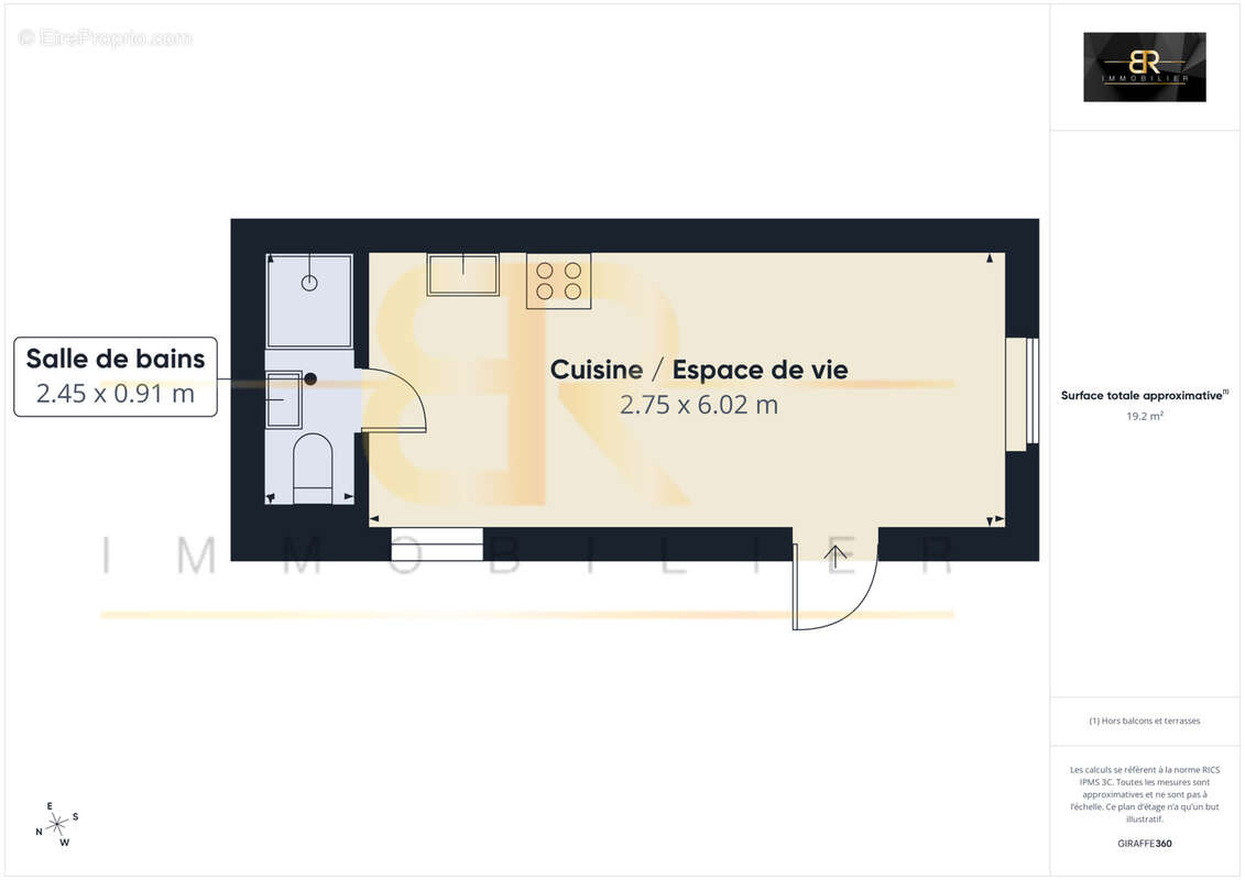 Appartement à PARIS-18E