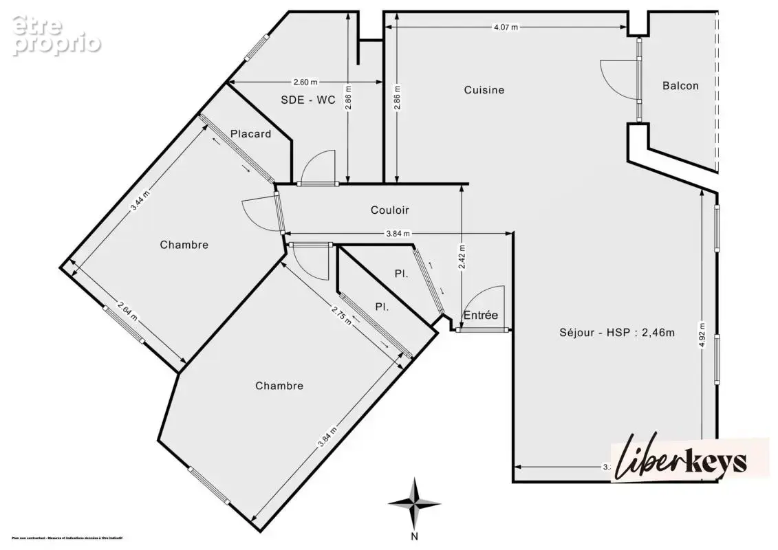 Investissement locatif – 3 pièces 61,54 m² avec box, loué jusqu'en septembre 2027 – Villepinte Les Merisiers - photo 6