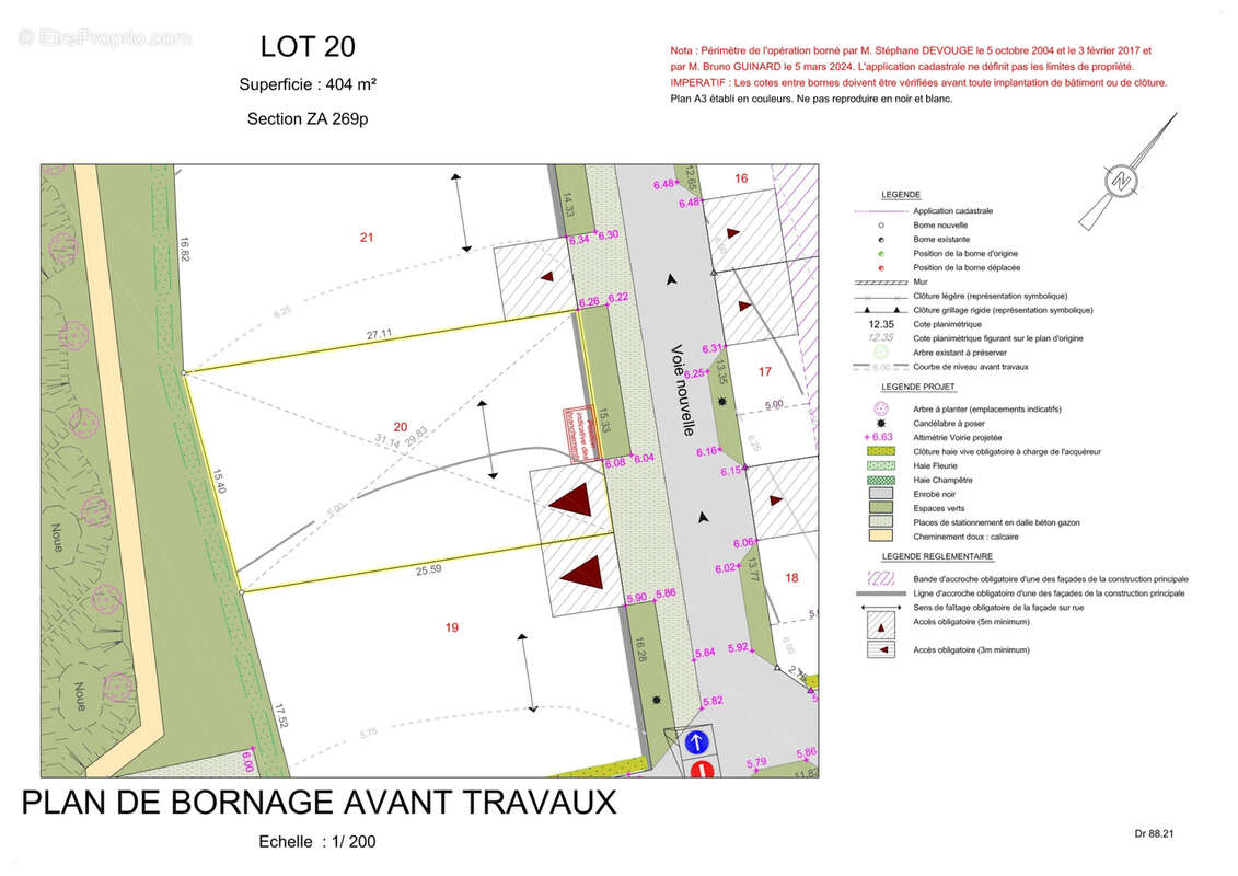 Terrain viabilise 404 m2 lot 20 - photo 2