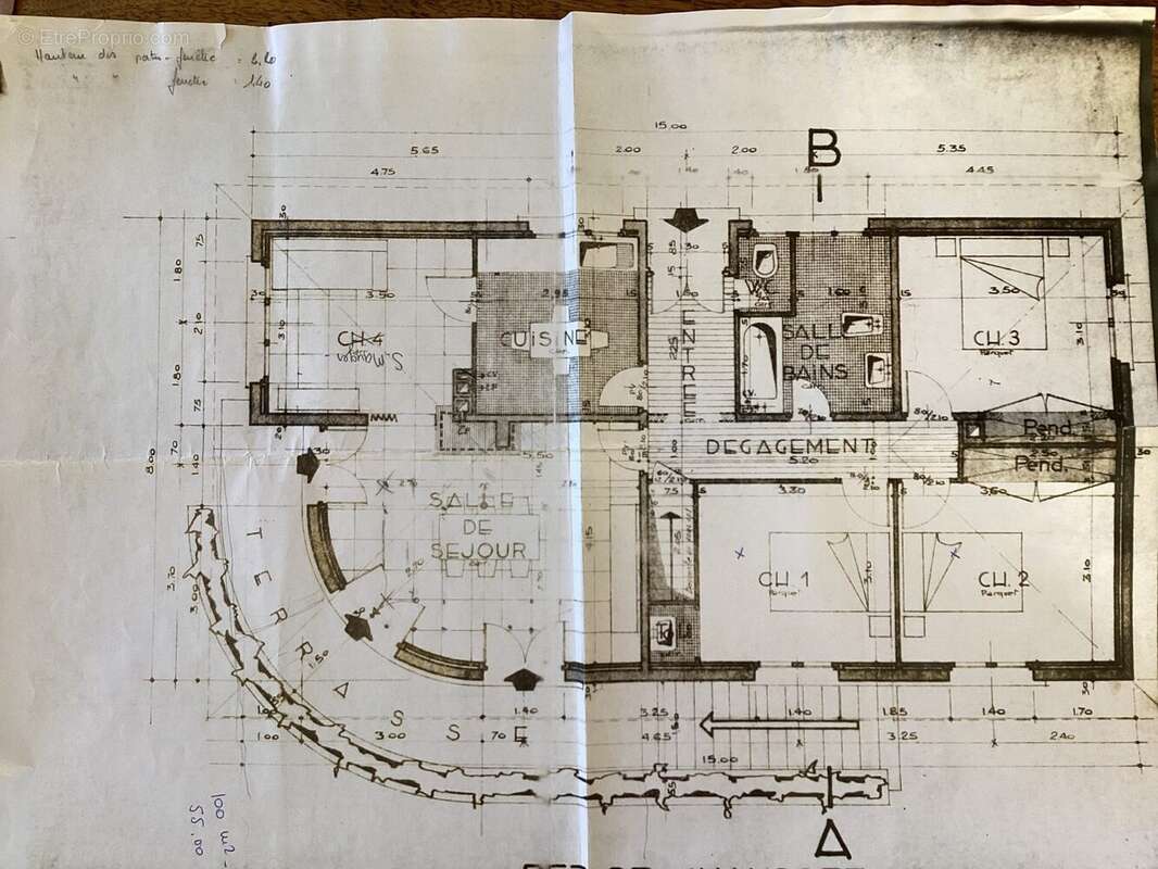 PLAN MAISON TRADITIONNELLE - Maison à LE VERDON-SUR-MER