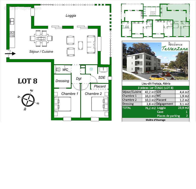 Appartement à ALERIA