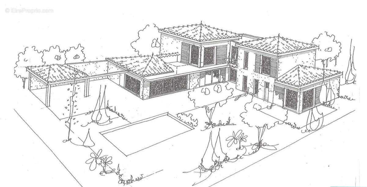 RMS byC ref 1694 vue densemble - Maison à GRIMAUD