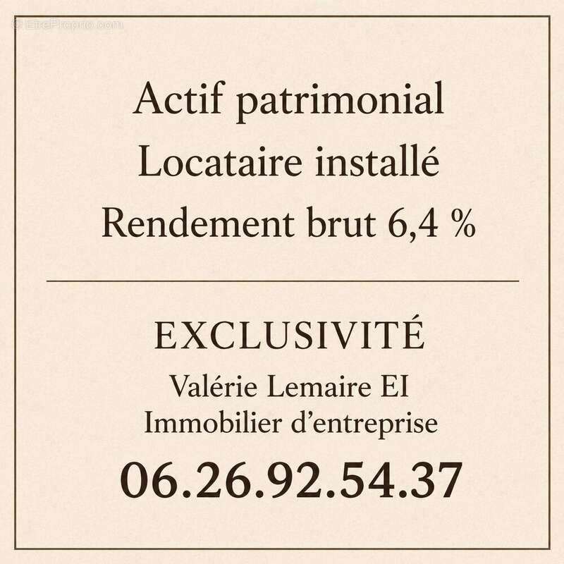 Faible vacance locative - Commerce à LE RAINCY