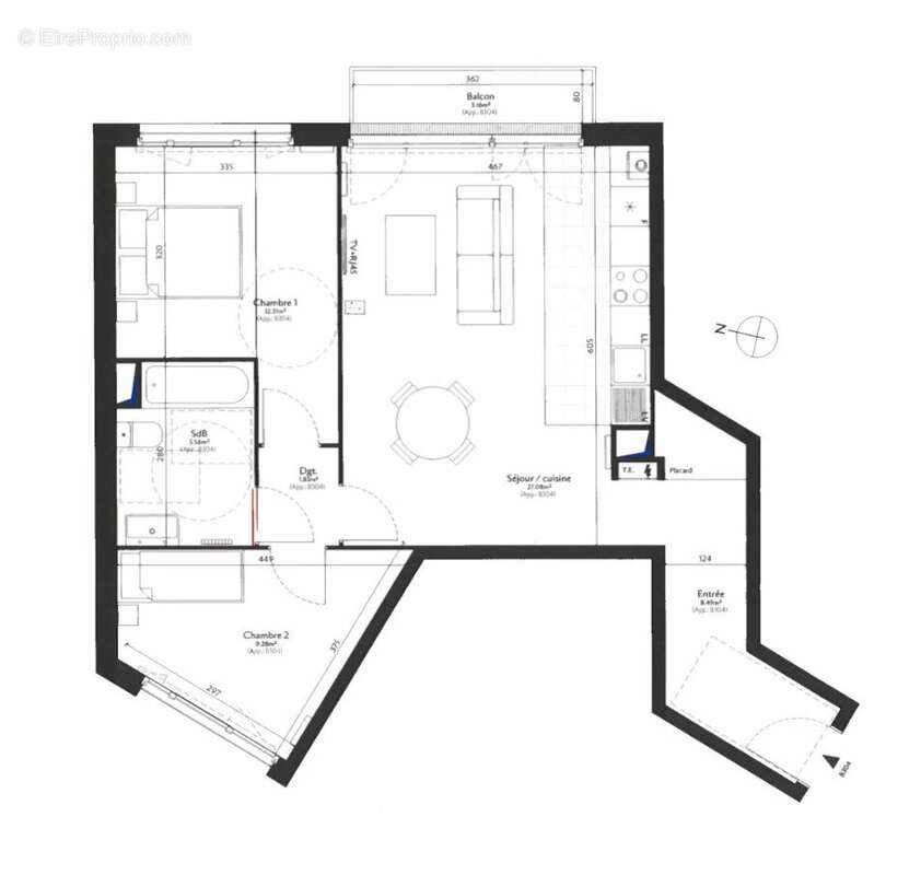 Appartement à EPINAY-SUR-SEINE