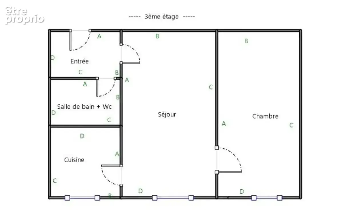 Appartement loué 2 pièces 37 m2 Paris 13ᵉ – Rue Bobillot - photo 2