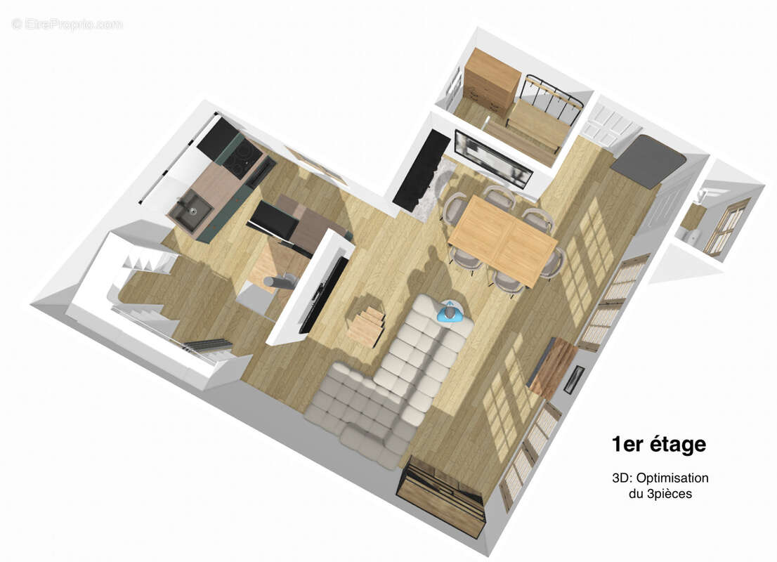 Appartement à PARIS-18E