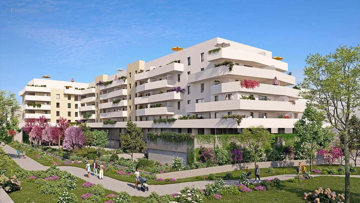 Appartement T3  Quartier vert, durable et apaisé  Vue mer  Exposition Sud - photo 3
