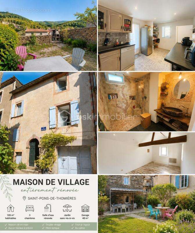  maison de village – 105 m² – 3 chambres – jardin – garage  - photo 25