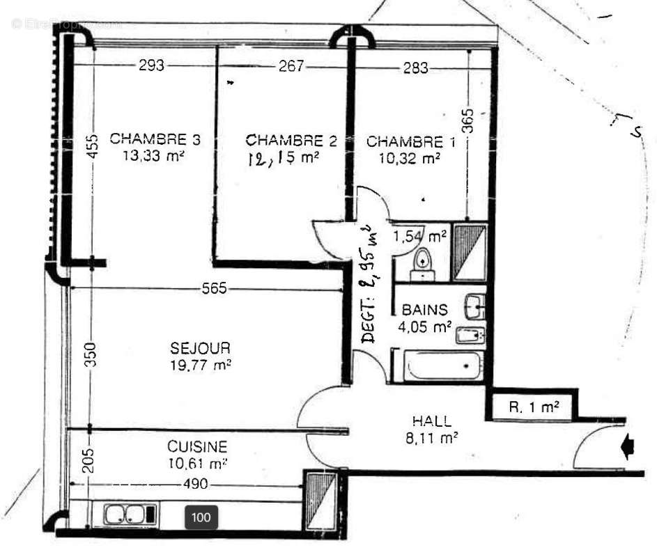 Appartement à PARIS-13E