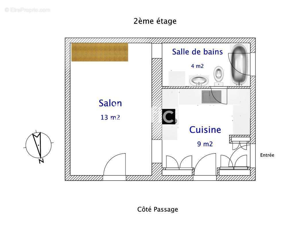 Appartement à PARIS-10E