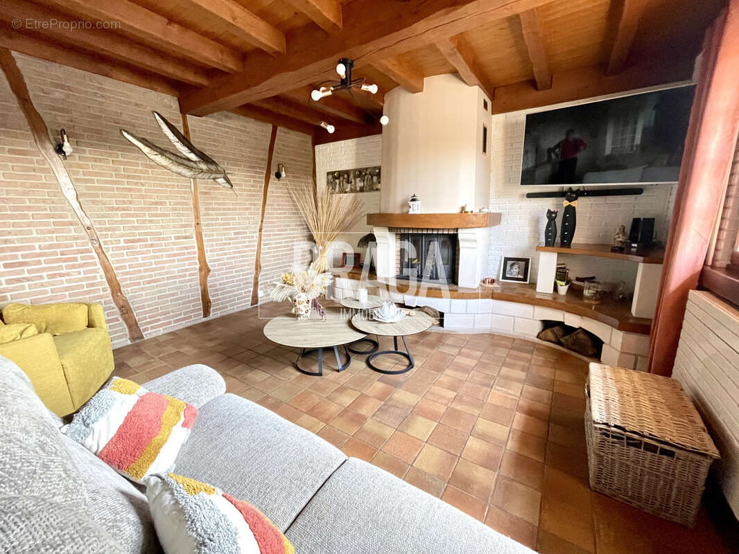 Herbinghen - superbe maison de campagne de 240m2 hab 4 chambres bureau jardin garage salle de sport salle de j - photo 8